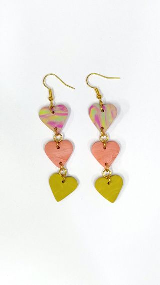 Pendientes Corazón Colgantes Custom
