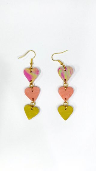 Pendientes Corazón Colgantes Custom