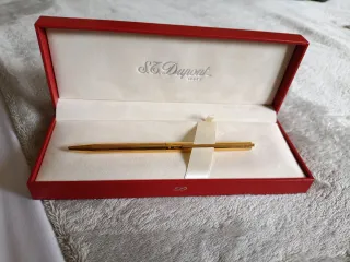 Bolígrafo S.T. Dupont Dorado Caja