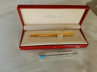 Bolígrafo S.T. Dupont Dorado Caja