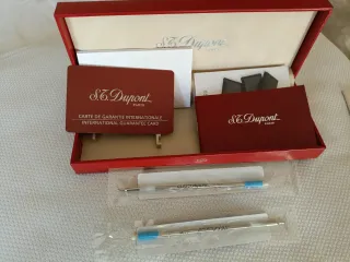 Bolígrafo S.T. Dupont Dorado Caja