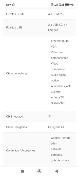 Televisor 65 pulgadas Toshiba