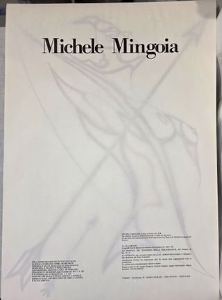 Litografia Michele Mingoia Sagittario 1982