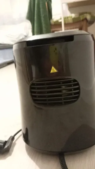 Freidora de aire negra