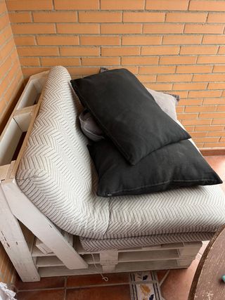 Sillón de Palets para terraza o jandin