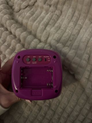 Despertador Smiggle Morado y Azul