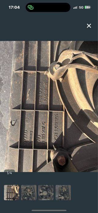 Ventilador Audi VW 1J0121205