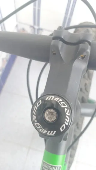 Bicicleta Fat Bike Negra y Verde