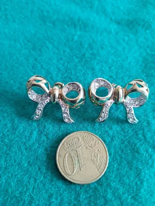 Pendientes vintage,acero dorado