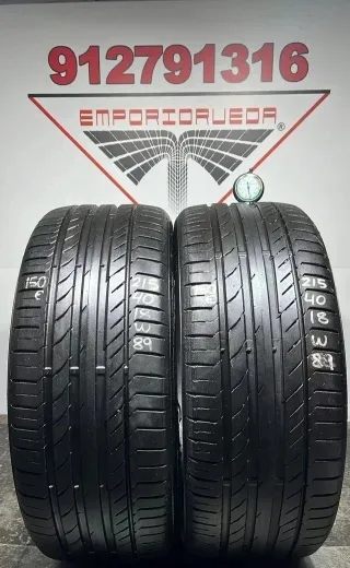 215 40 18 W CONTINENTAL RUEDA AL 90% VIDA UTIL