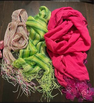 Lote 3 sciarpe da donna