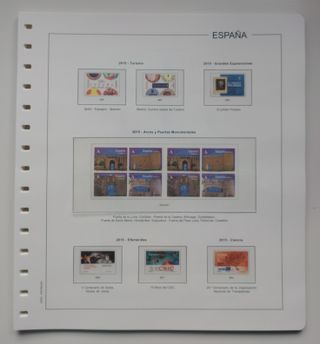 SUPLEMENTO EDIFIL 2015 SELLOS ESPAÑA ESTCH.TRANSP.