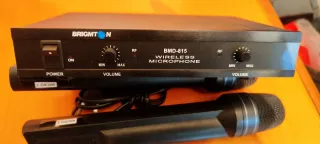 Brigmton BMD-815 Micrófono Inalámbrico VHF