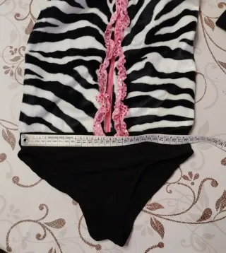 Costume Carnevale Bambina Zebra ballerina tutù