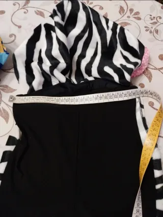 Costume Carnevale Bambina Zebra ballerina tutù