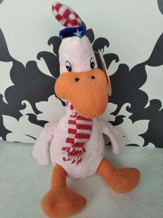 Peluche Pato Rosa Don Flor con Sonido