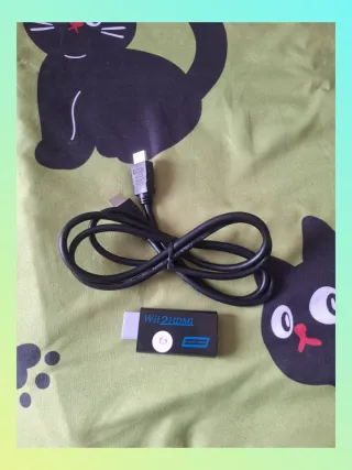 Adaptador y Cable HDMI Wii a HDMI