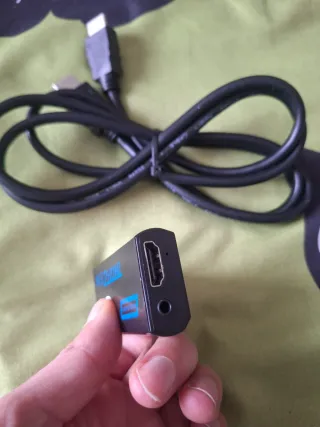 Adaptador y Cable HDMI Wii a HDMI