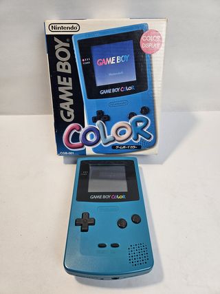 Game Boy Color Azzurro con scatola - ORIGINALE Jap