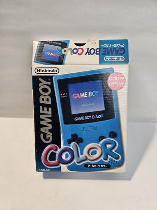 Game Boy Color Azzurro con scatola - ORIGINALE Jap