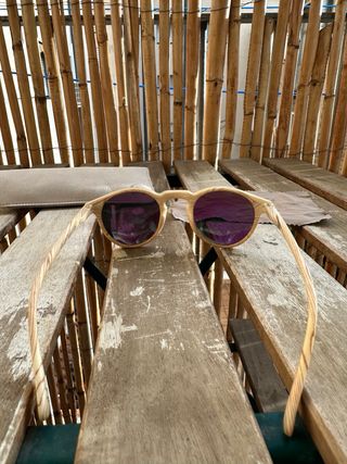 Gafas de sol Dr. Franklin madera