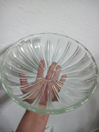 Frutero de cristal vintage