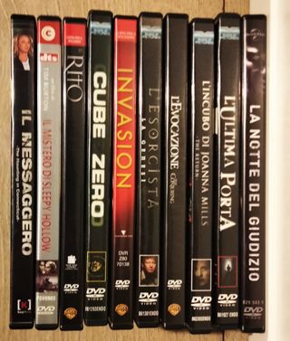 Lotto 10 DVD Horror Thriller Originali