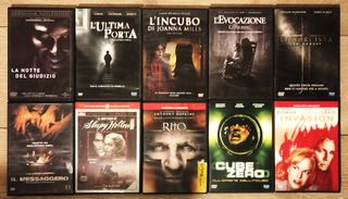 Lotto 10 DVD Horror Thriller Originali