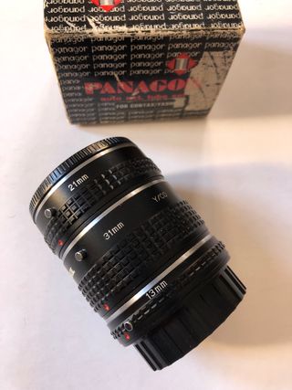 Tubos de extensión Macro para contax-yashica