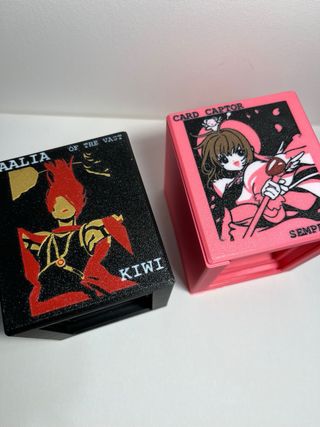Caja para cartas Card Captor rosa