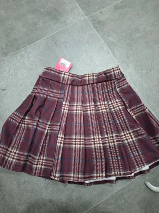 Falda pantalón tablas nueva