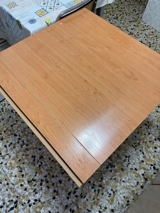 Mesa plegable comedor madera