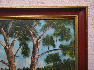 Cuadro Óleo Original Paisaje