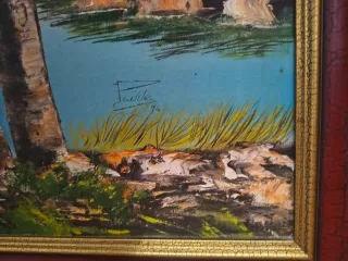 Cuadro Óleo Original Paisaje