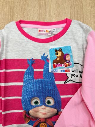 Maglia manica lunga Masha e Orso 3 anni