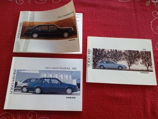 3 X Manuali Uso Manutenzione Volvo 960 480 440/460