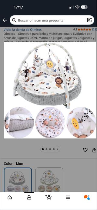 Gimnasio para bebés Olmitos LION