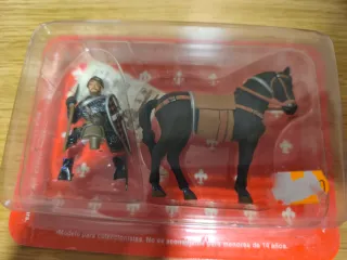 Caballero Medieval con Caballo