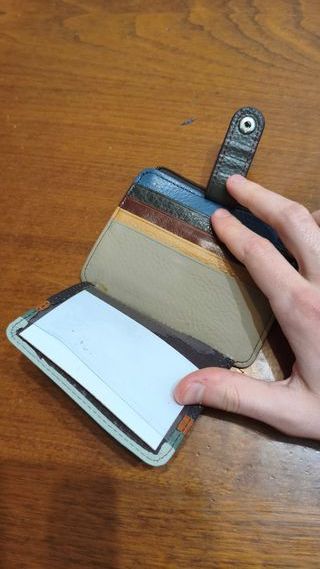 Portafoglio finta pelle