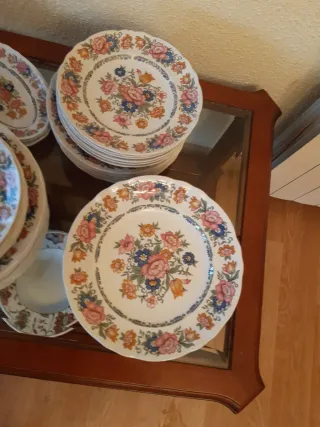 Vajilla Santa Clara porcelana floral