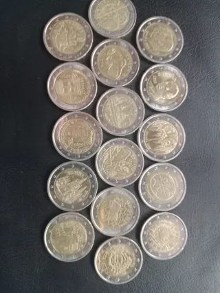 Lote 15 Monedas 2 Euros España