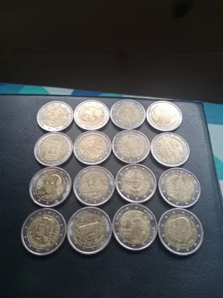 Lote 15 Monedas 2 Euros España