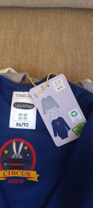 3 Bodies Bebé Menino 86-92cm Novos