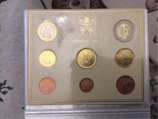 Estuche Monedas Vaticano Papa Francisco 2017