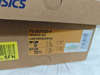 Asics Fuji Speed 4 T42'5 Verde/Naranja