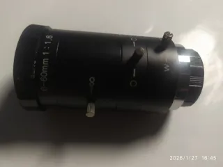 Objetivo CCTV 6-60mm 1:1.6