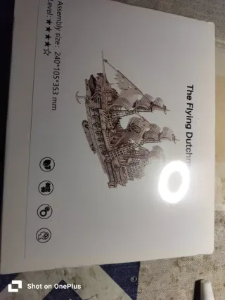 Maqueta Barco Pirata Madera Ensamblado