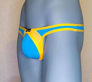 Tanga Howe Ray Azul y Amarillo