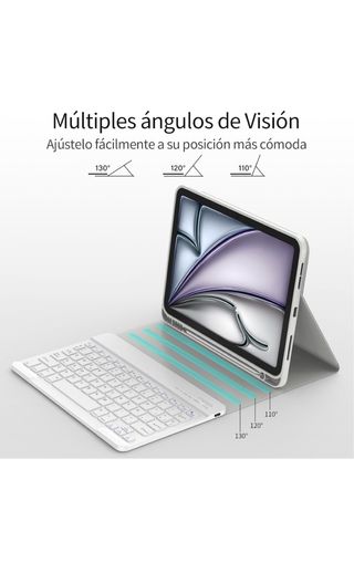 Funda TQQ iPad Air 11 M3/M2 con Teclado