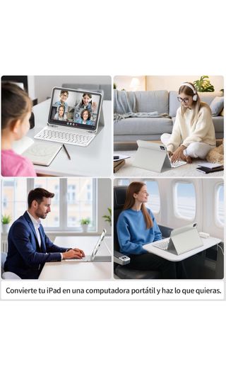 Funda TQQ iPad Air 11 M3/M2 con Teclado